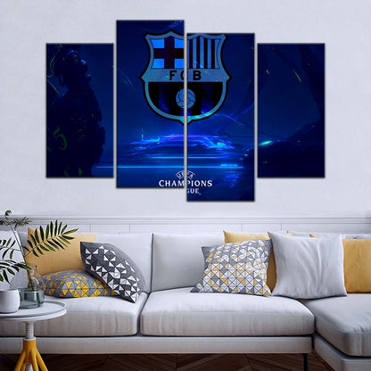 Soccer Canvas Wall Art - FB5057 - Champions League FC Barcelona