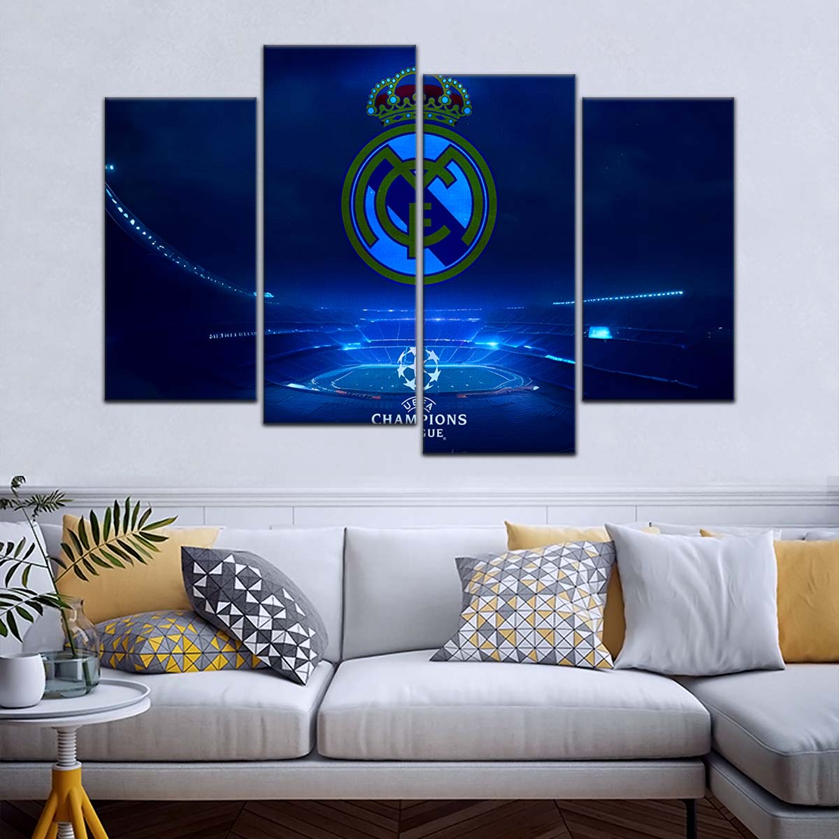 Soccer Canvas Wall Art - FB5060 - Champions League FC Real Madrid