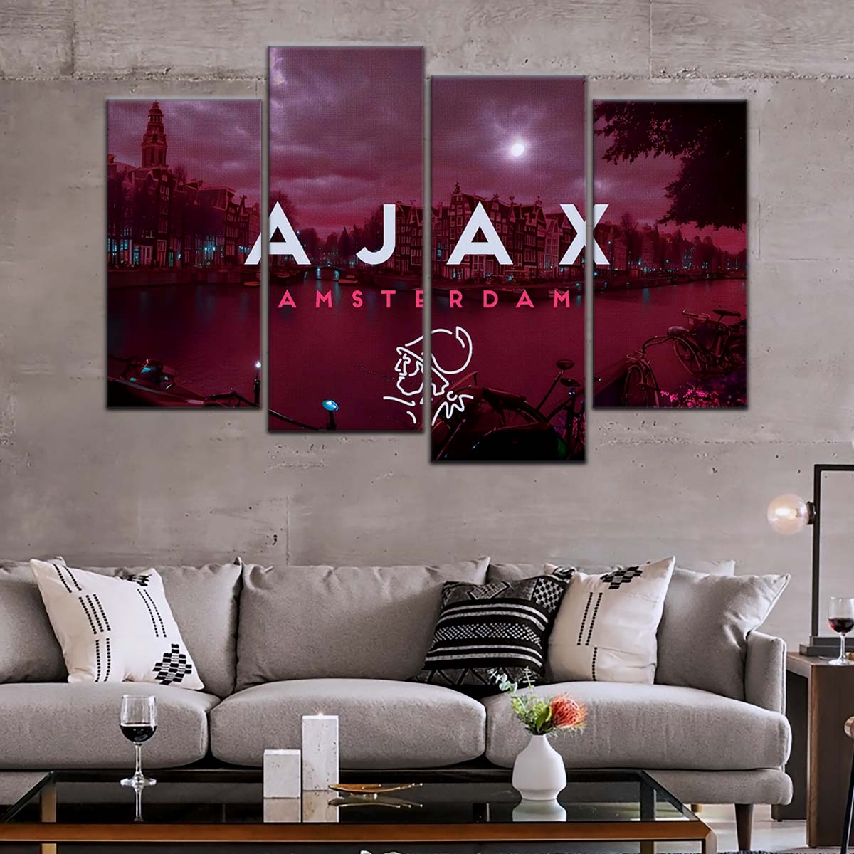 Soccer Canvas Wall Art - FB5067 - Ajax Amsterdam