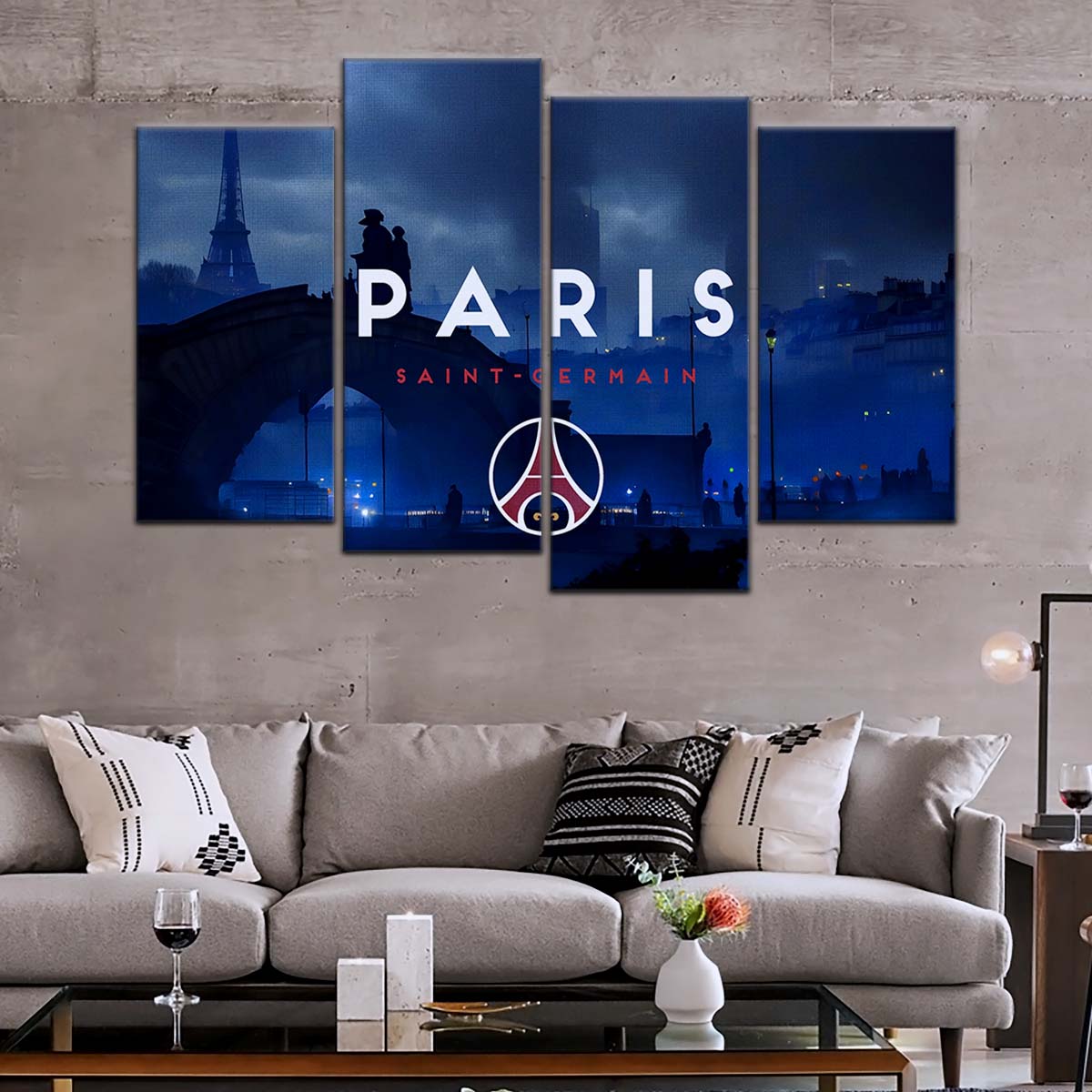 Soccer Canvas Wall Art - FB5068 - Paris Saint Germain (PSG)