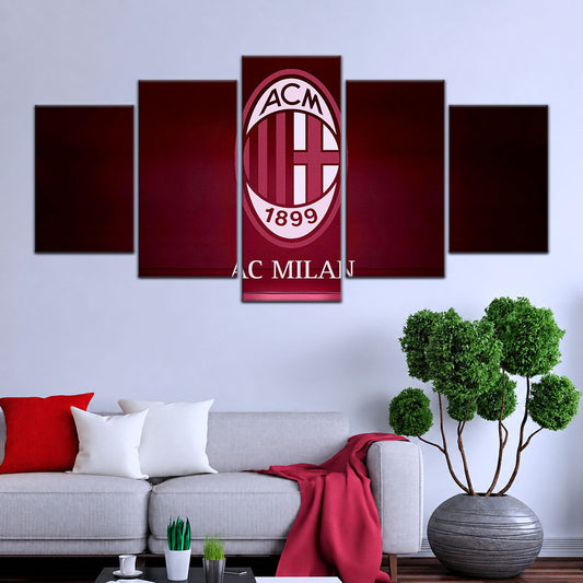 Soccer Canvas Wall Art - FB5029 - AC Milan