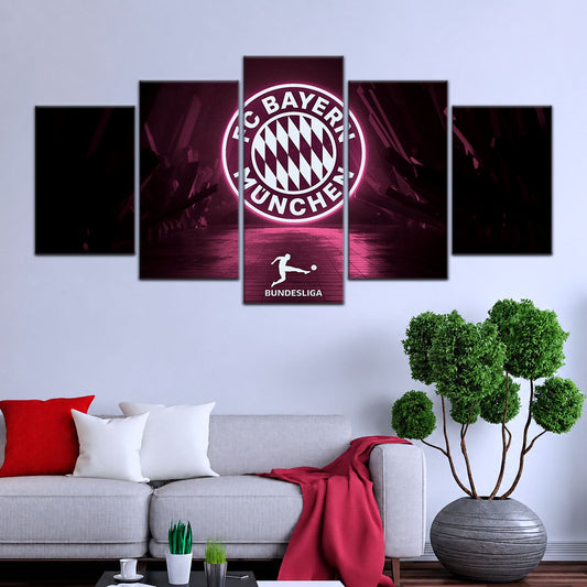 Soccer Canvas Wall Art - FB5030 - FC Bayern Munich