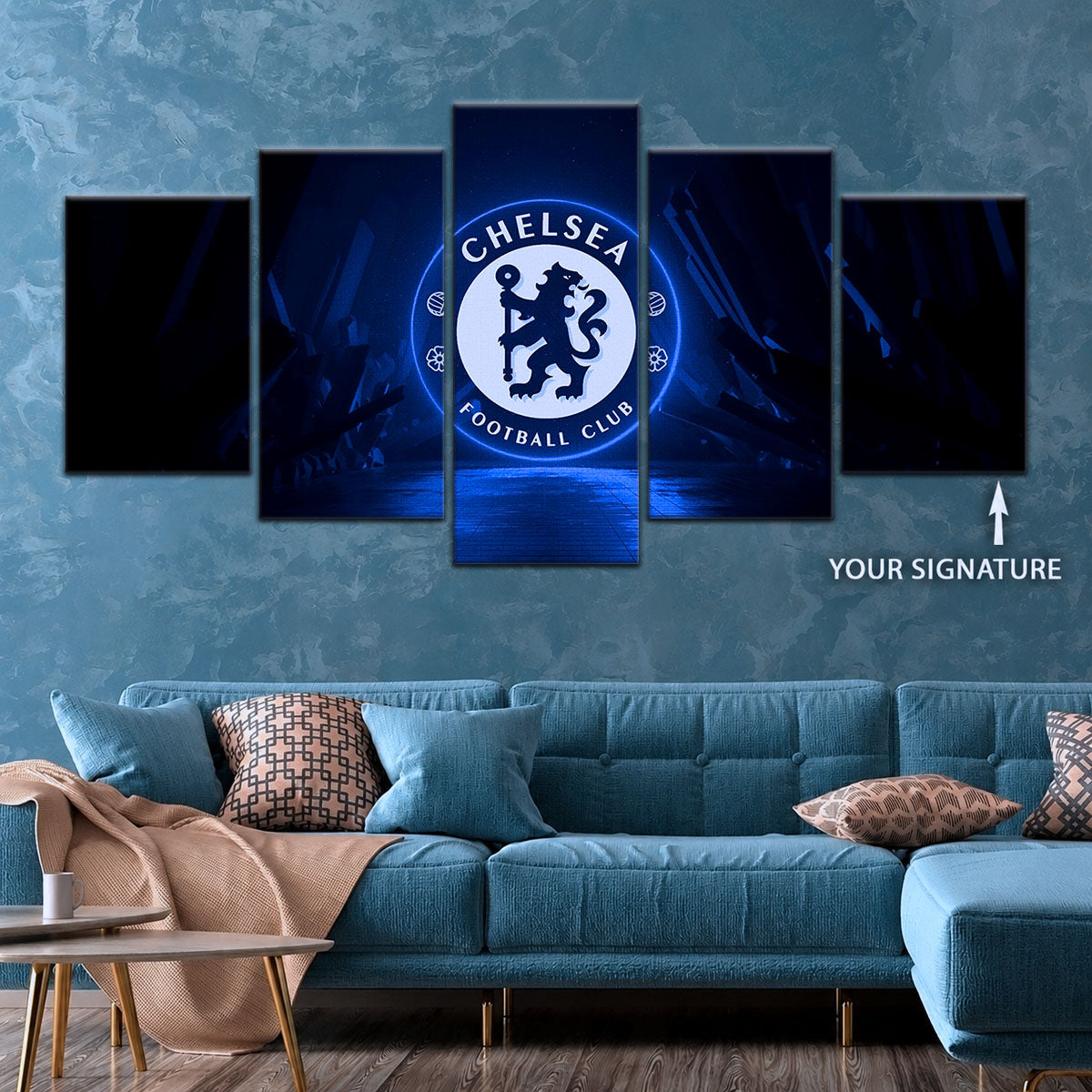 Soccer Canvas Wall Art - FB5033 - Chelsea FC