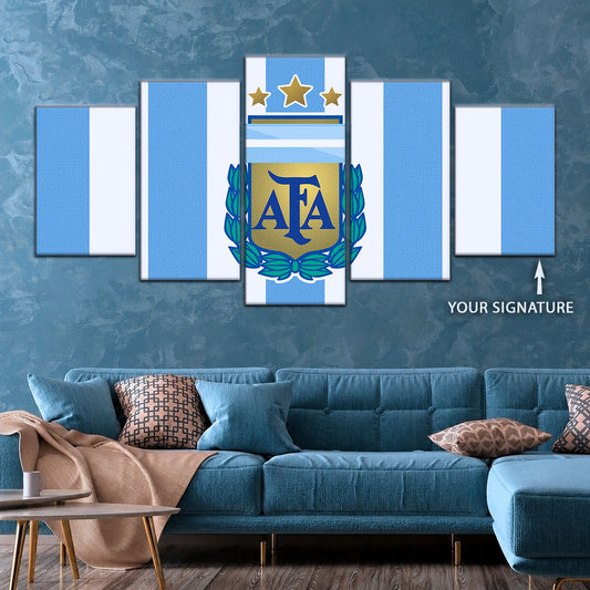 Soccer Canvas Wall Art - FB5037 - Argentina FC