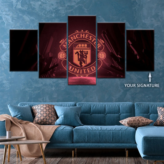 Soccer Canvas Wall Art - FB5041 - Manchester United FC