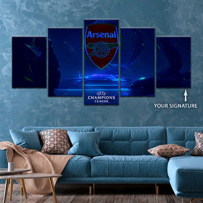 Soccer Canvas Wall Art - FB5046 - Champions League Arsenal FC