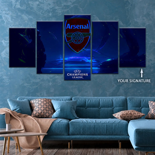 Soccer Canvas Wall Art - FB5046 - Champions League Arsenal FC