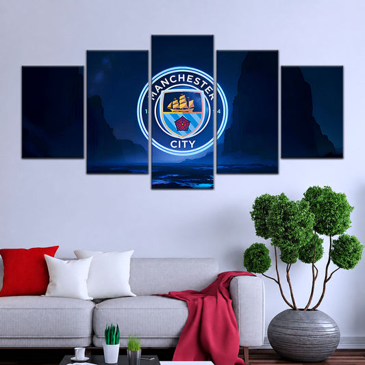 Soccer Canvas Wall Art - FB5047 - Manchester City