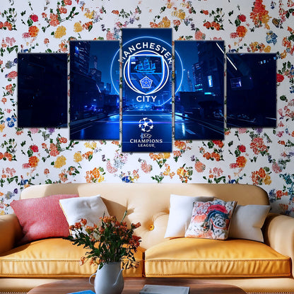Soccer Canvas Wall Art - FB5051 - Winner Manchester City (2023)