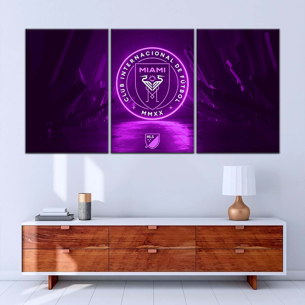 Soccer Canvas Wall Art - FB5052 - Inter Miami CF