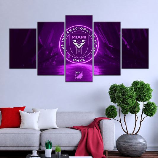Soccer Canvas Wall Art - FB5052 - Inter Miami CF