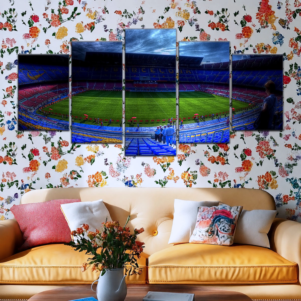 Soccer Canvas Wall Art - FB5053 - FC Barcelona Stadium - A Stunning Sports Experience