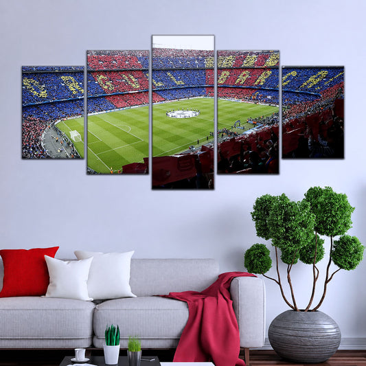 Soccer Canvas Wall Art - FB5054 - FC Barcelona Stadium - The Heart of Sports Passion