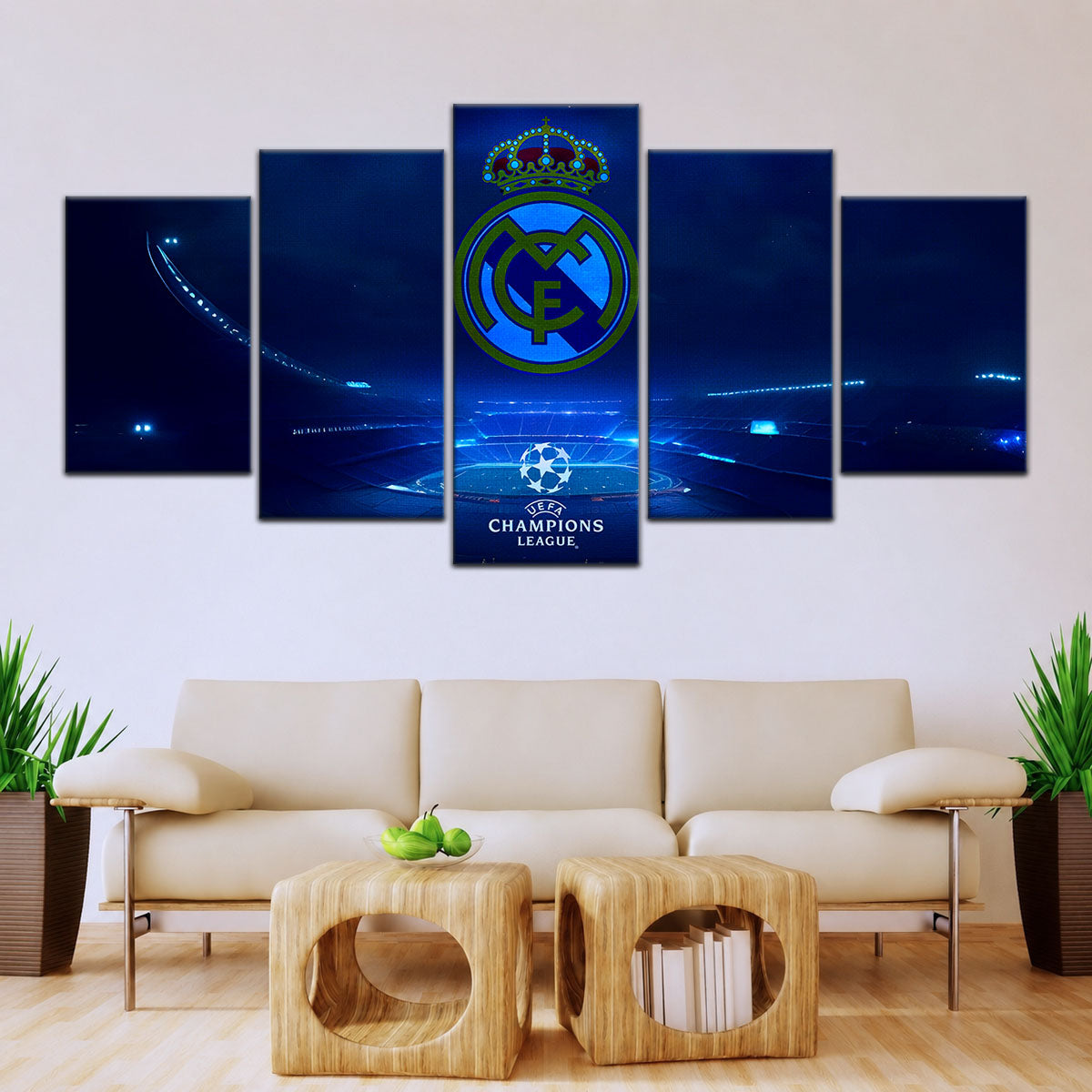 Soccer Canvas Wall Art - FB5060 - Champions League FC Real Madrid
