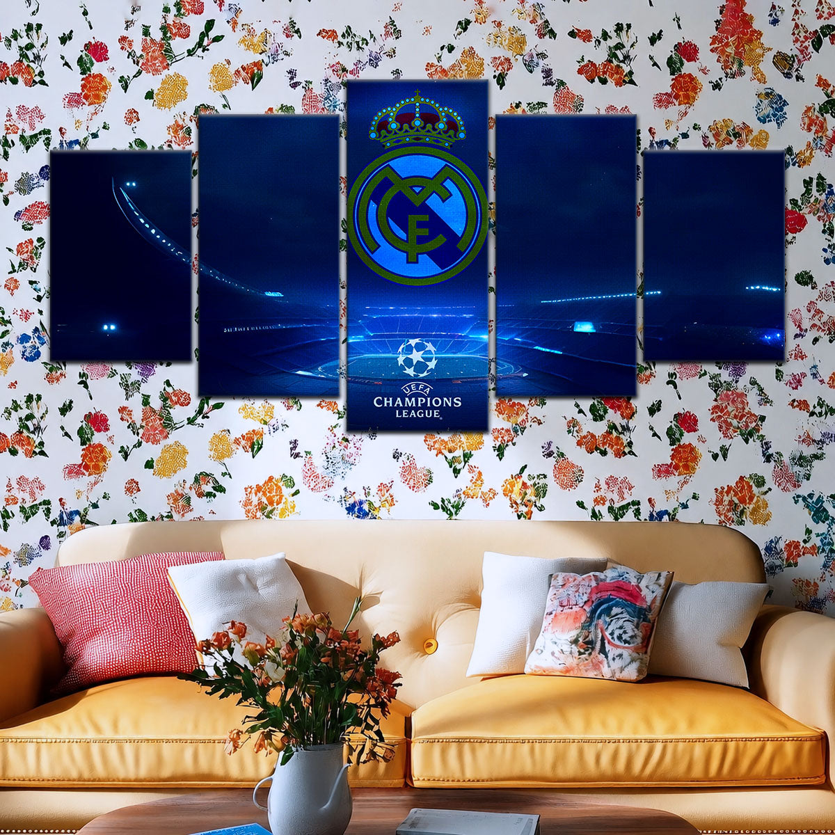 Soccer Canvas Wall Art - FB5060 - Champions League FC Real Madrid