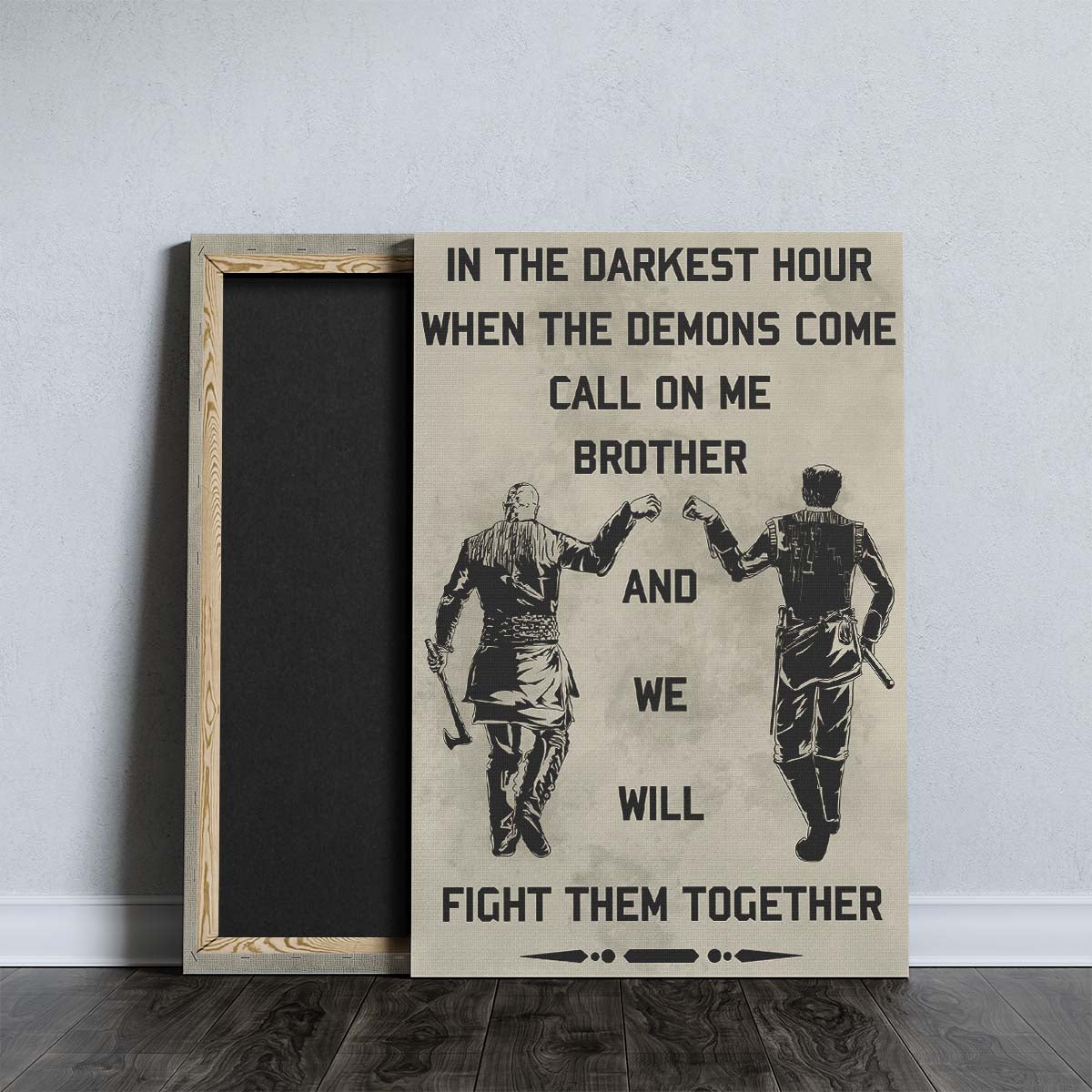 Viking Wall Art - Viking Poster - Viking Canvas - Call On Me Brother - VK016 - Vertical Poster - Vertical Canvas