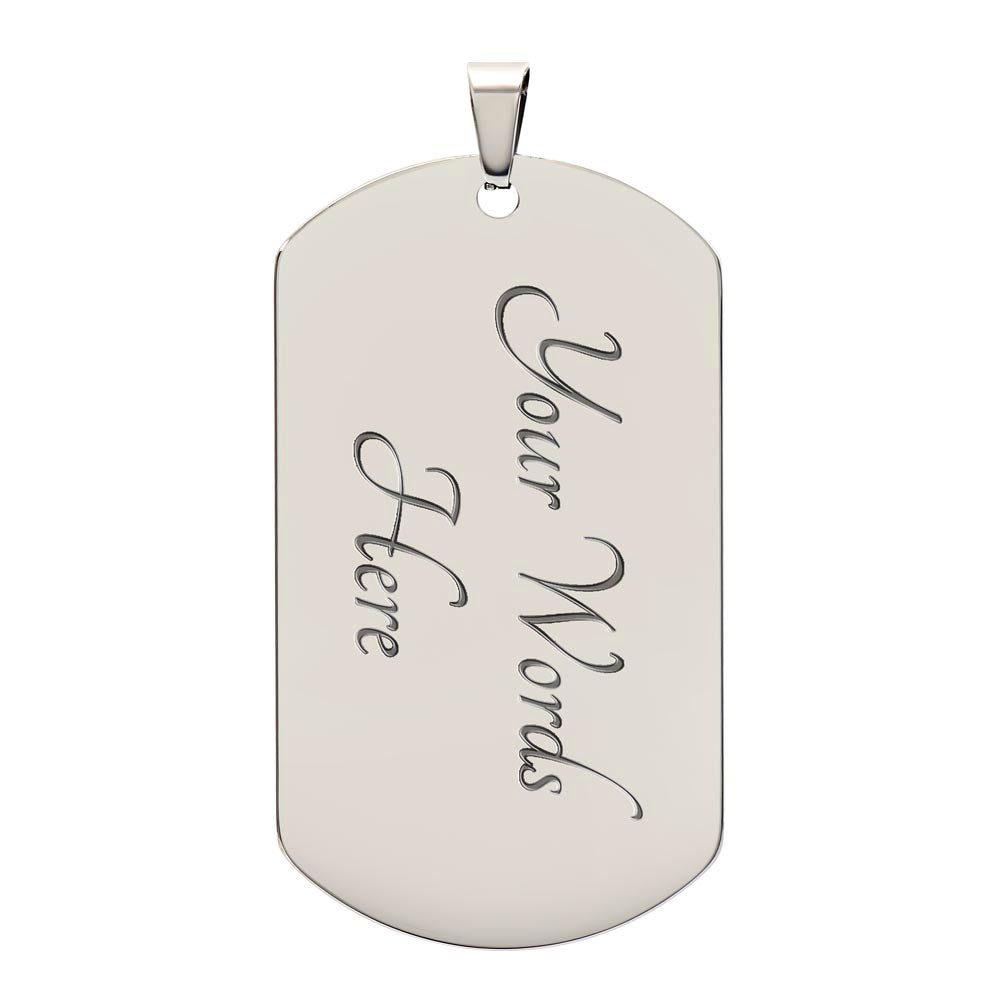 Karate - Your Mind Is Your Best Weapon - Kyokushin Karate - Karate Dog Tag - Military Ball Chain - Luxury Dog Tag