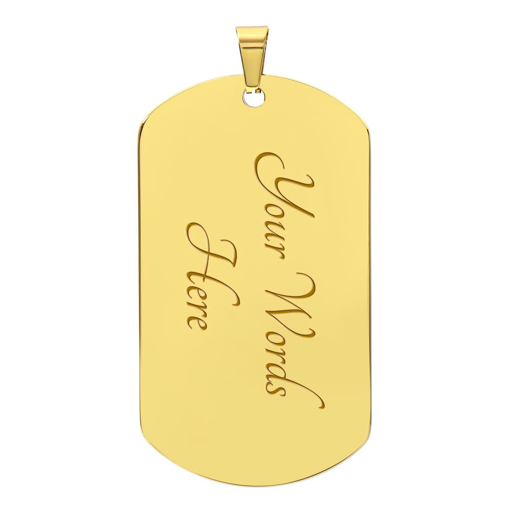 Karate - Your Mind Is Your Best Weapon - Kyokushin Karate - Karate Dog Tag - Military Ball Chain - Luxury Dog Tag