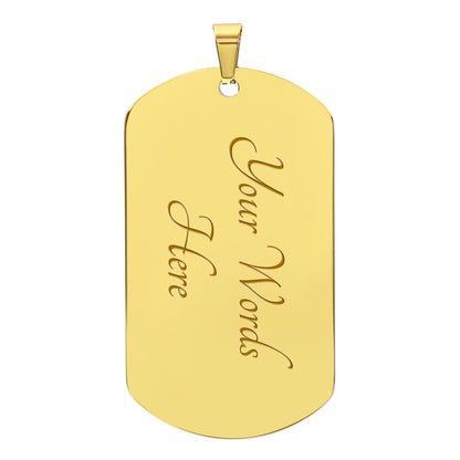 Karate - Your Mind Is Your Best Weapon - Kyokushin Karate - Karate Dog Tag - Military Ball Chain - Luxury Dog Tag