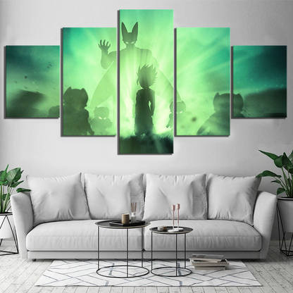 Dragon Ball - 5 Pieces Wall Art - Gohan - Cell - Super Saiyan - Dragon Ball Poster - Dragon Ball Canvas