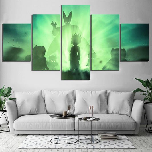 Dragon Ball - 5 Pieces Wall Art - Gohan - Cell - Super Saiyan - Dragon Ball Poster - Dragon Ball Canvas