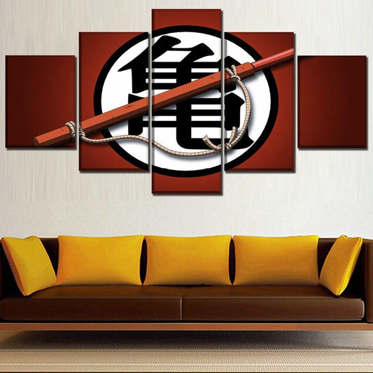 Dragon Ball - 5 Pieces Wall Art - Kame Sect - Dragon Ball Poster - Dragon Ball Canvas