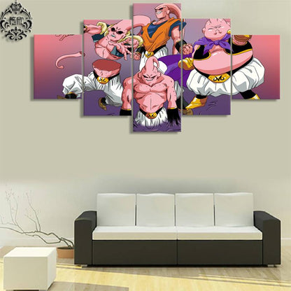 Dragon Ball - 5 Pieces Wall Art - Majin Boo - Dragon Ball Poster - Dragon Ball Canvas
